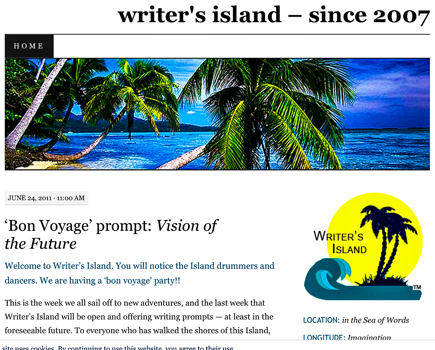Writer’s Island